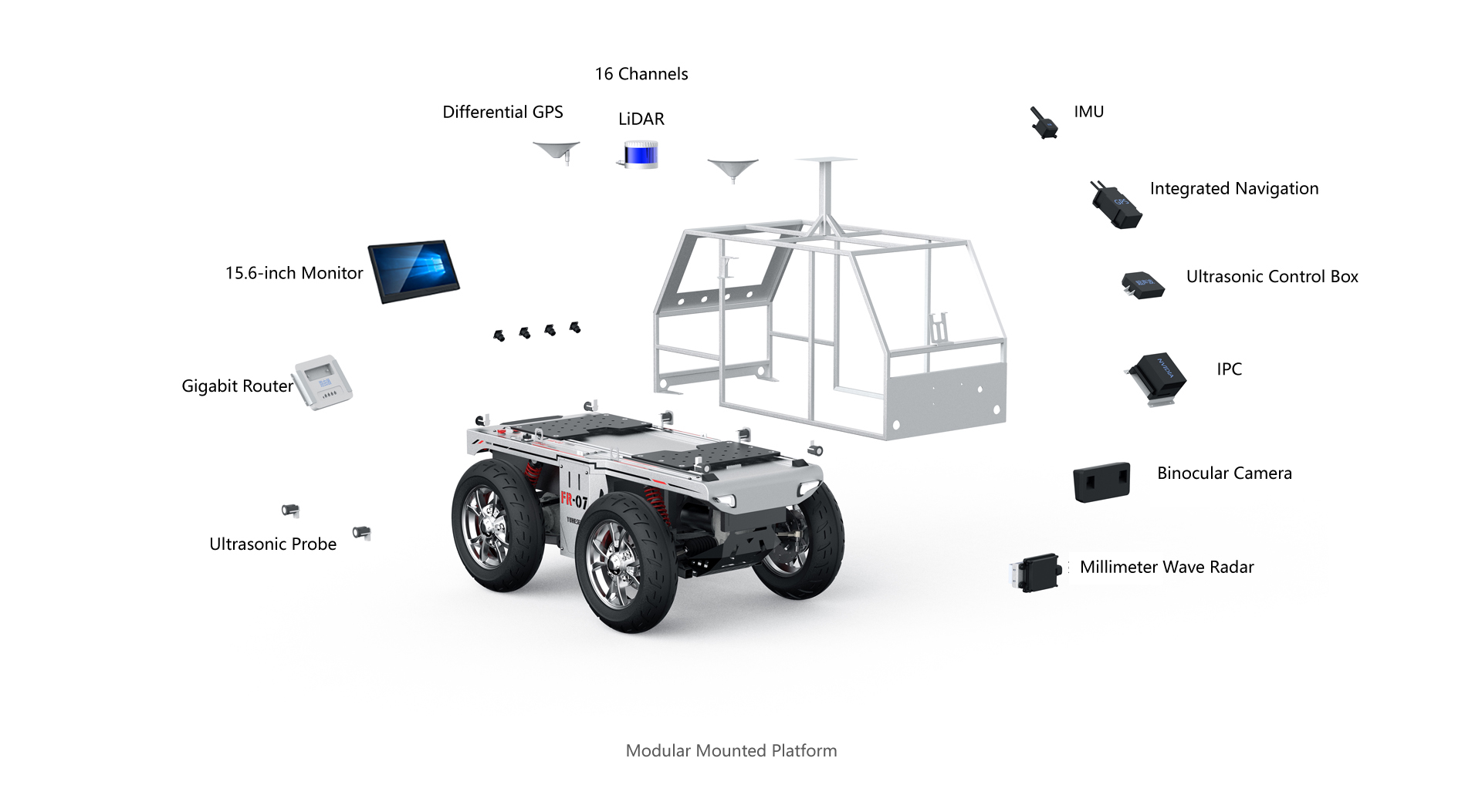 YUHESEN self-driving educational robot AUTO CUBE EDU autonomous driving