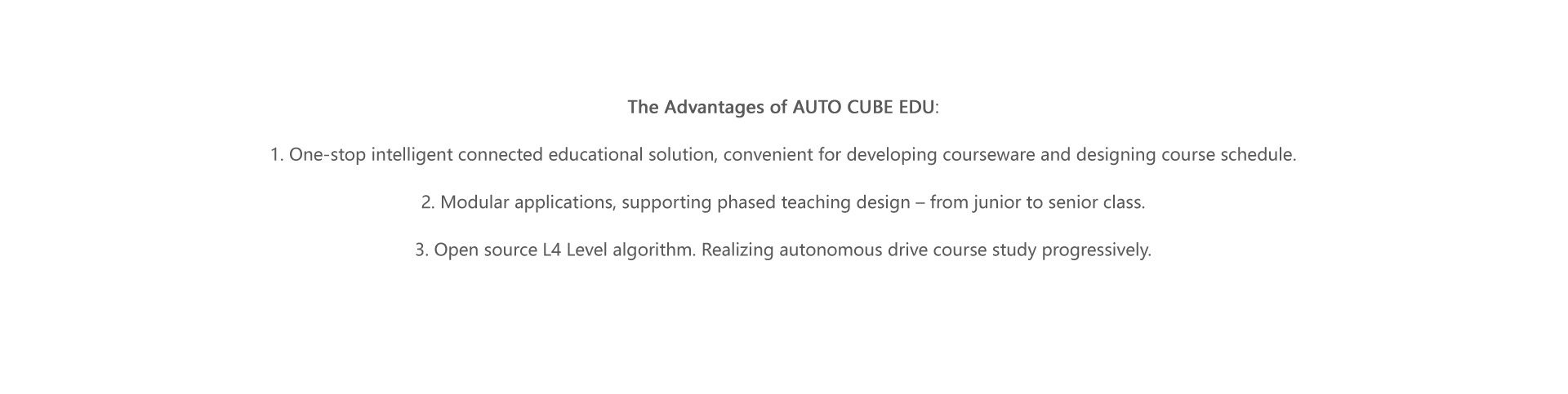 YUHESEN self-driving educational robot AUTO CUBE EDU inspection robots